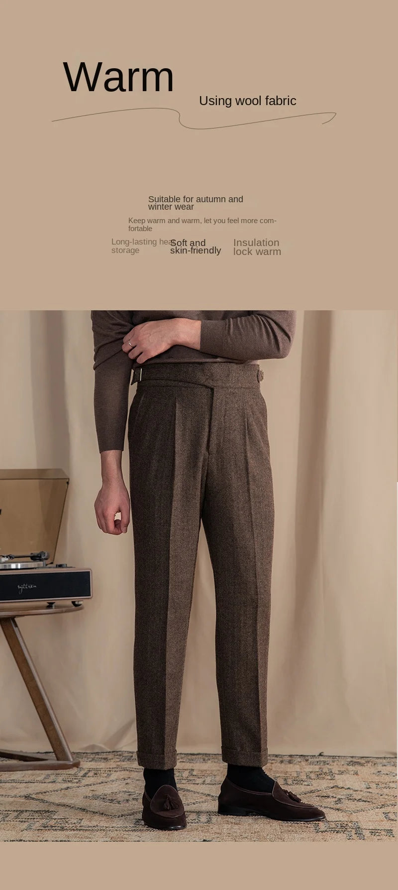 Prestige Genoa Wool Trouser